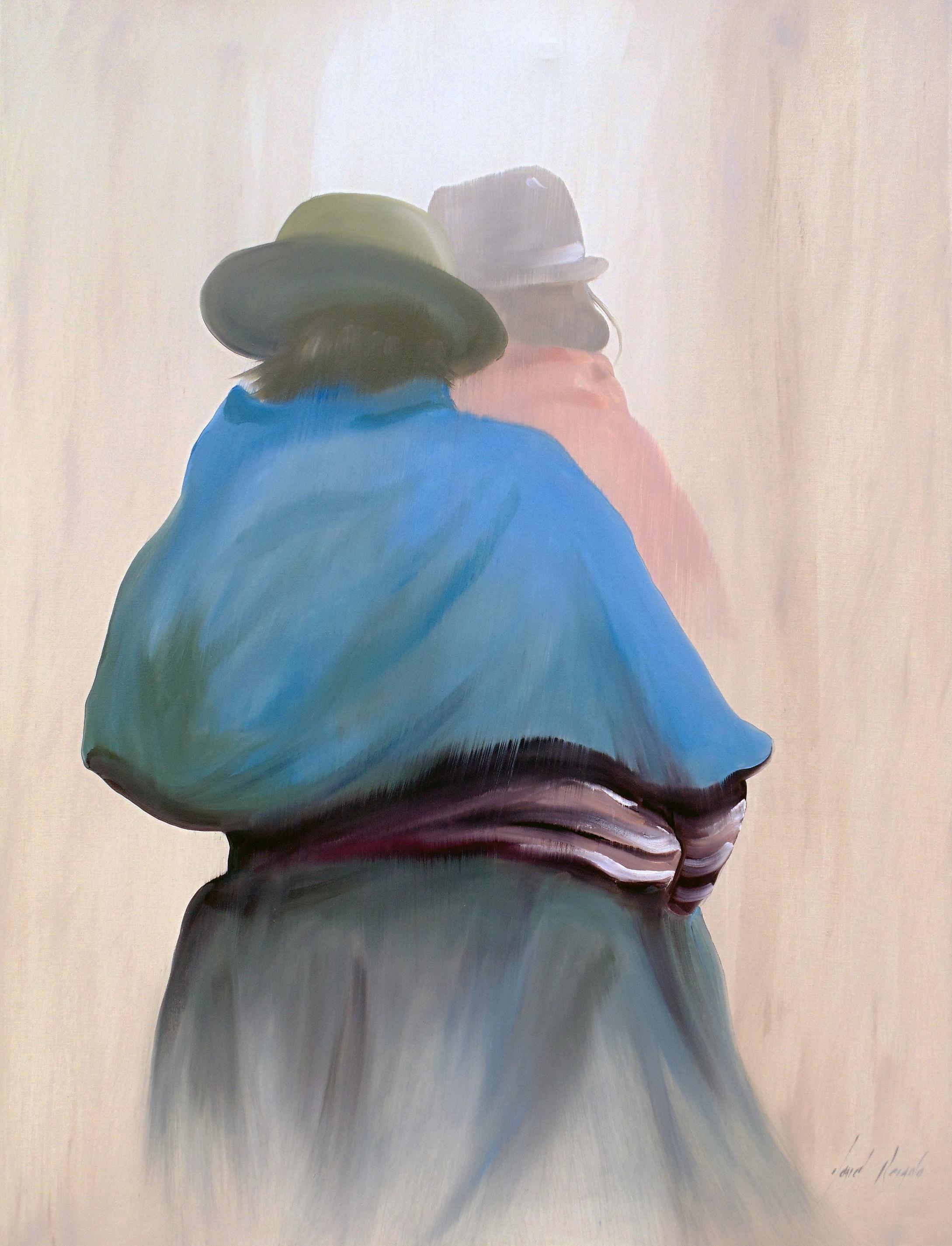 Lluvia / Oil on canvas / 160 x 130 cm