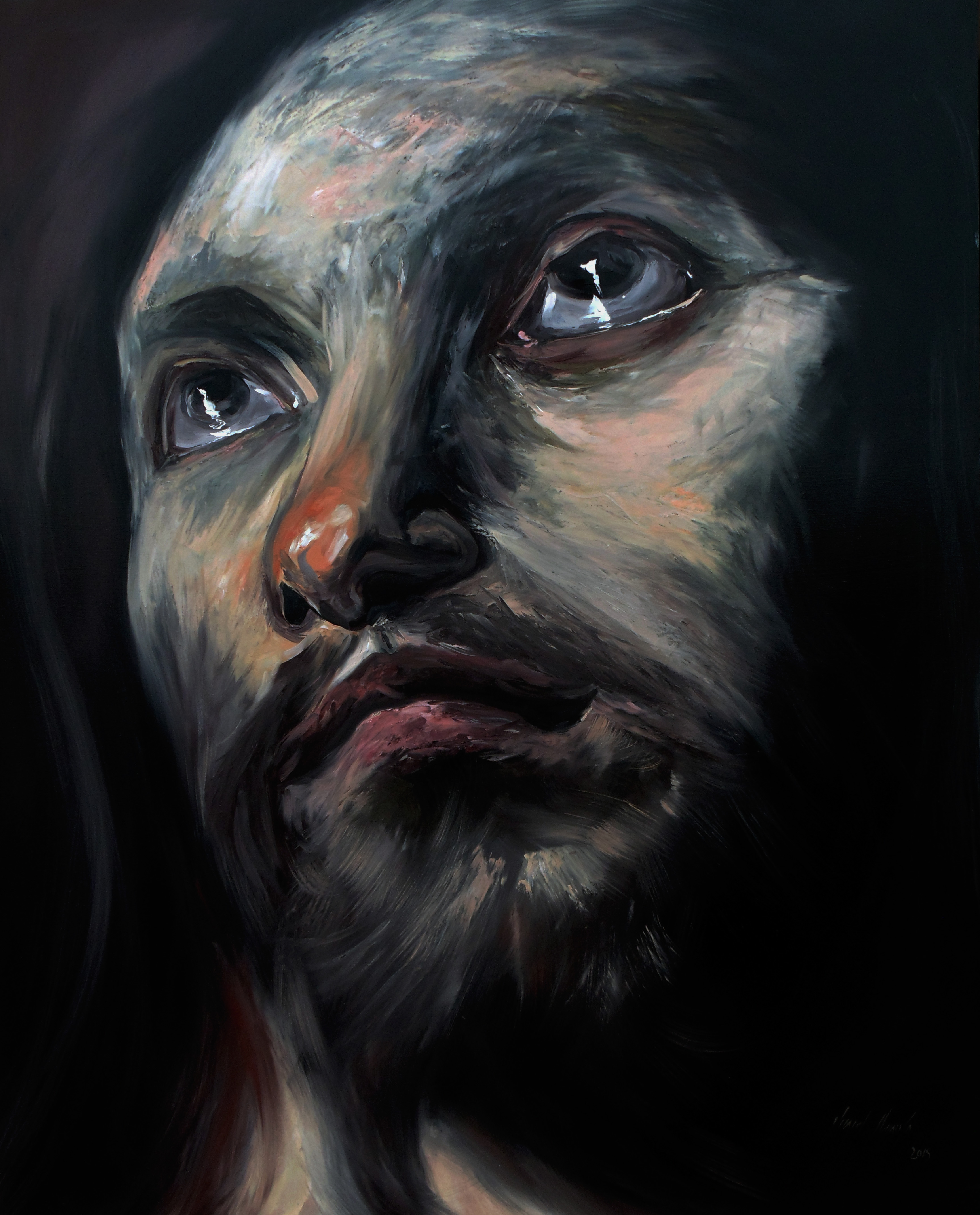 Pasion / Oil on canvas / 160 x 130 cm